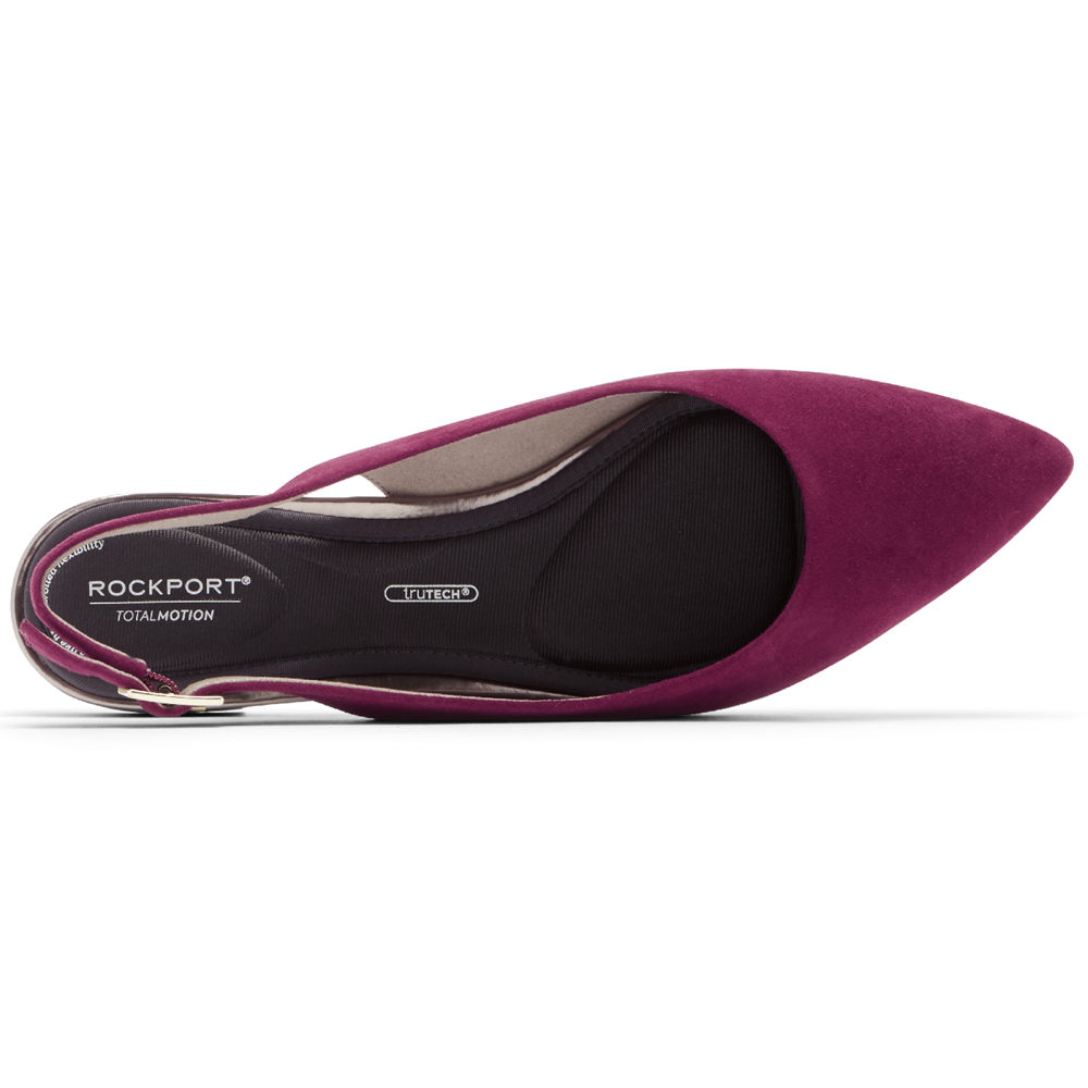 Rockport Womens Slingback Pink - Total Motion Adelyn - UK 304-PZWBDR